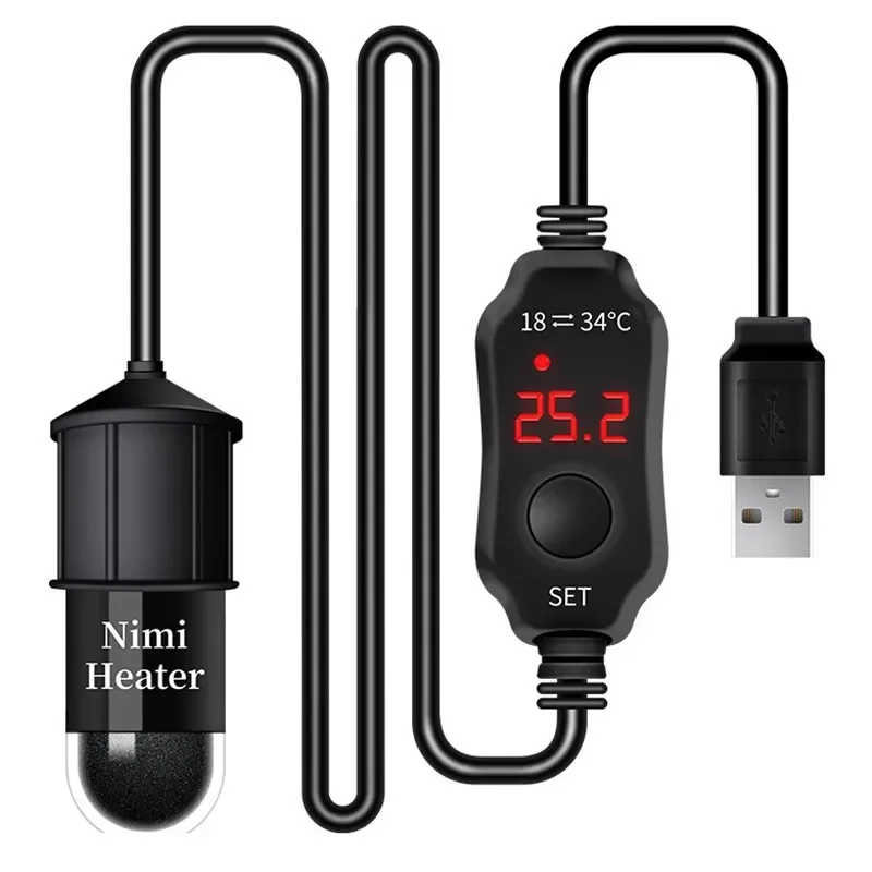 Fish Tank Heater - Calentador Universal Mini para Acuario, Calentador