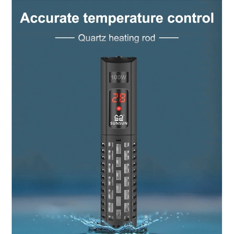 Fish Tank Heater - Calentador Sumergible para Acuario, con Pantalla