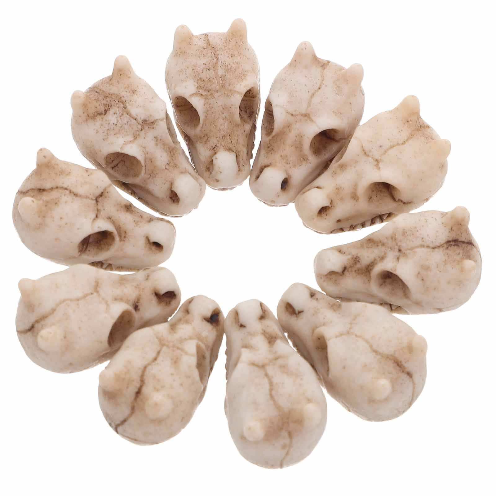 Aquarium Decor - 20 unidades de mini calaveras de
