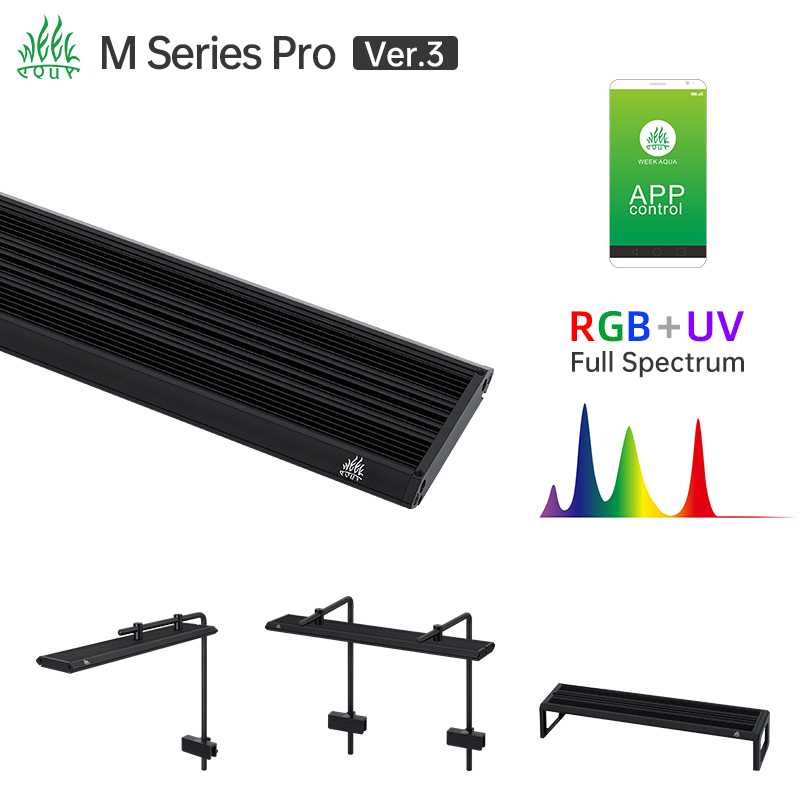 Aquarium Light - Lámpara LED RGB UV para Acuario