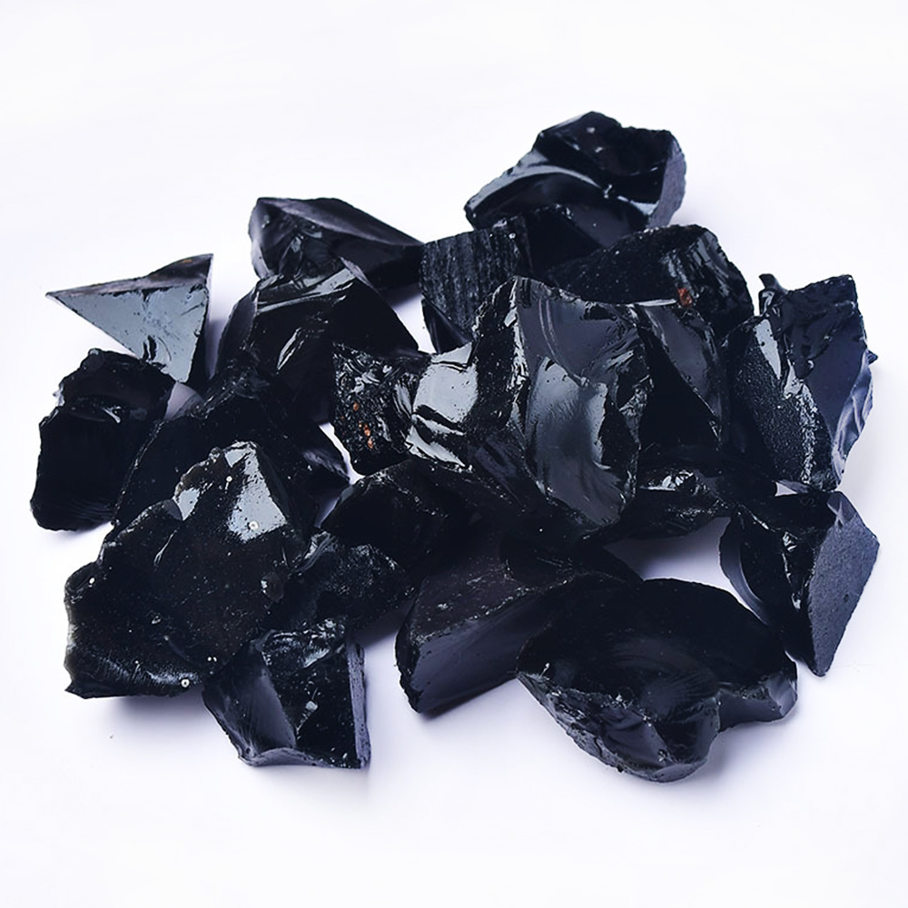 Piedra cruda de obsidiana negr - Fish Tank Gravel reseña y precio