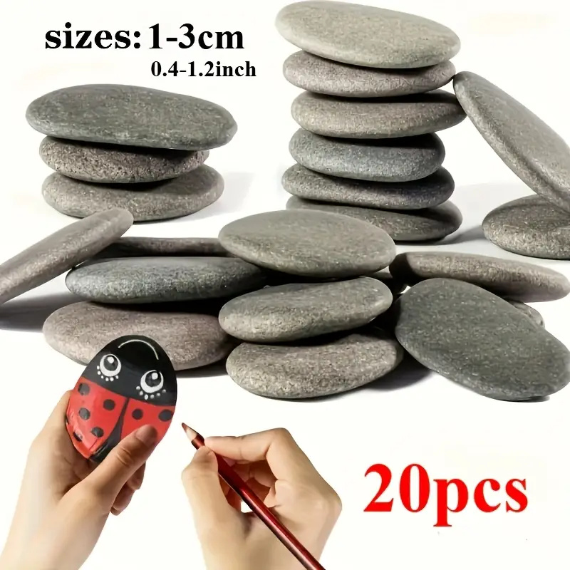 20 piezas de rocas de río natu - Fish Tank Gravel reseña y precio