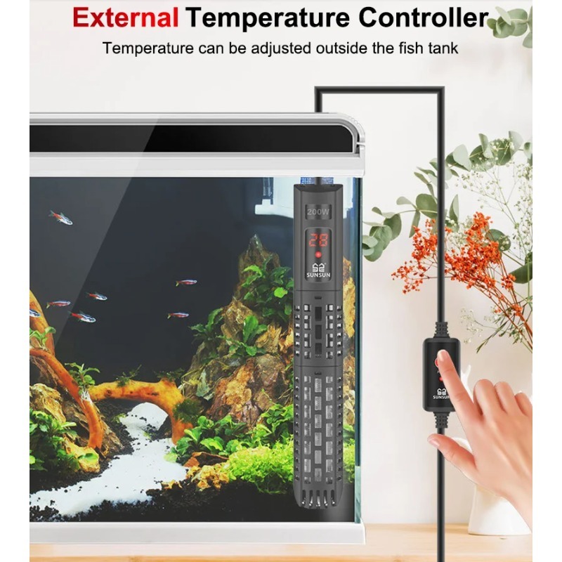 Calentador Sumergible para Acu - Fish Tank Heater reseña y precio