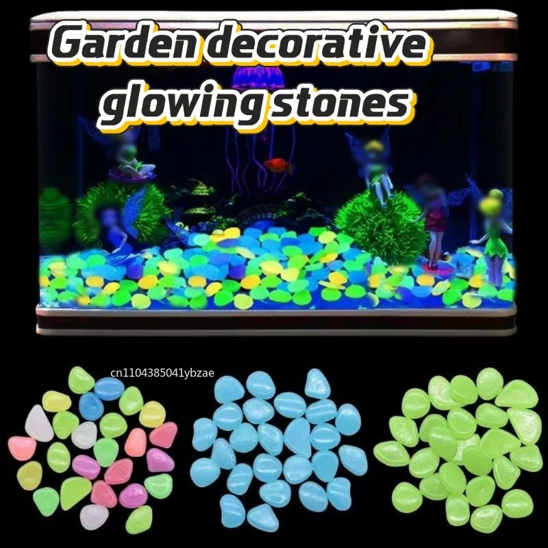 100-1000 piezas de roca lumino - Fish Tank Gravel reseña y precio