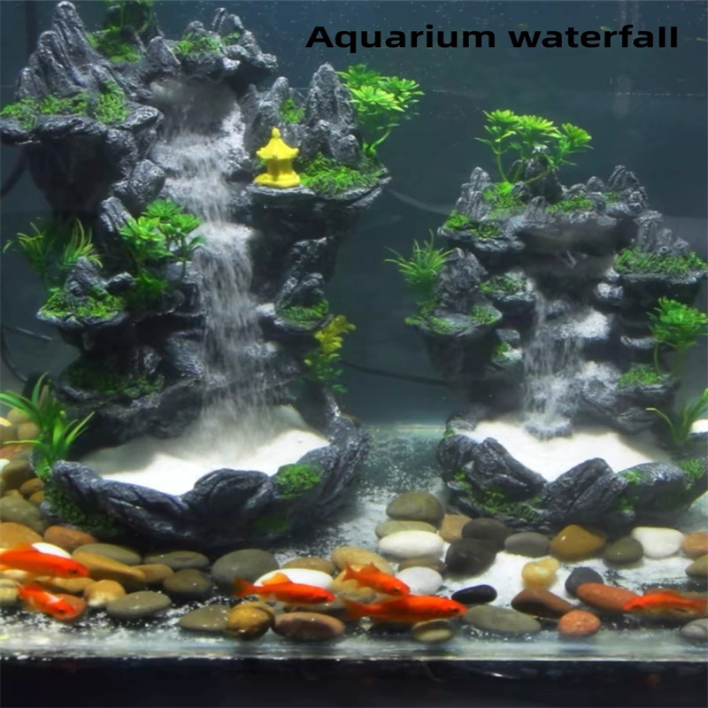 Acuario Quicksand cascada DIY  - Fish Aquarium Home reseña y precio